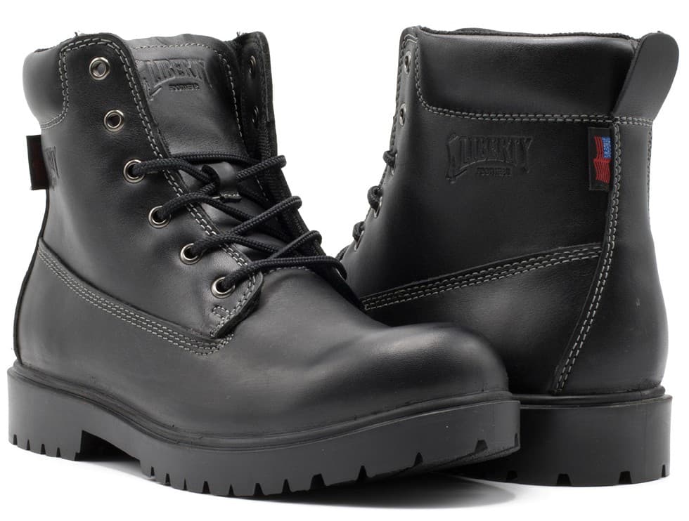 Terry – Black work boot by Liberty Footwear
