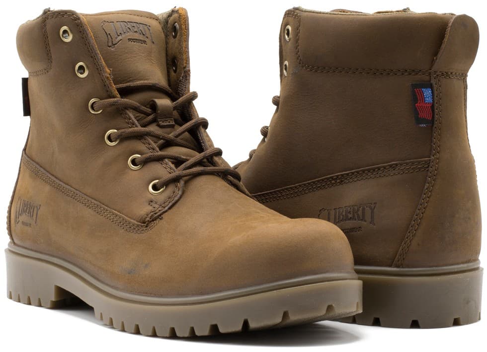 Terry – Coffee work boot by Liberty Footwear