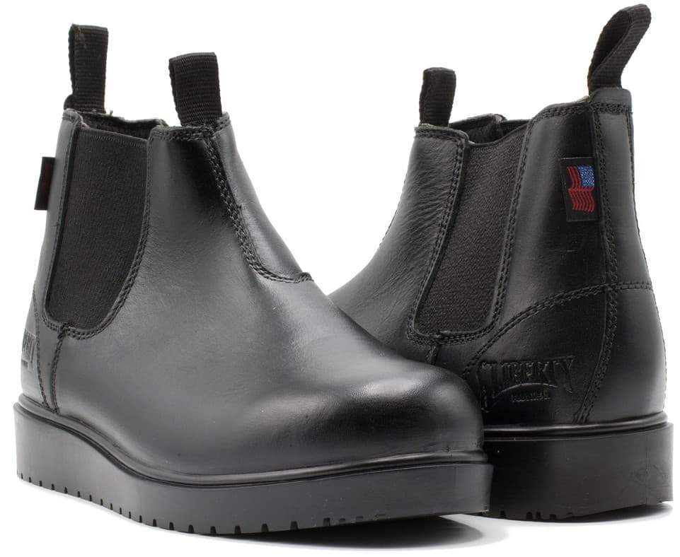 Larry – Black work boot by Liberty Footwear