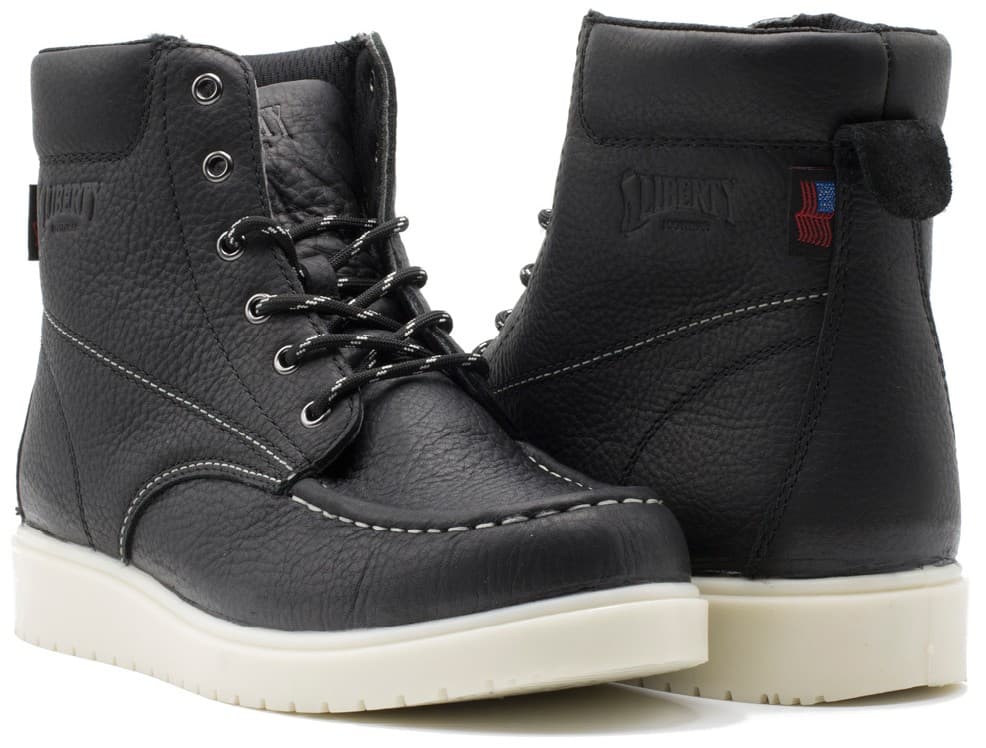 Gary – Black work boot by Liberty Footwear