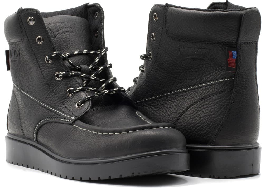 Gary – Black work boot by Liberty Footwear