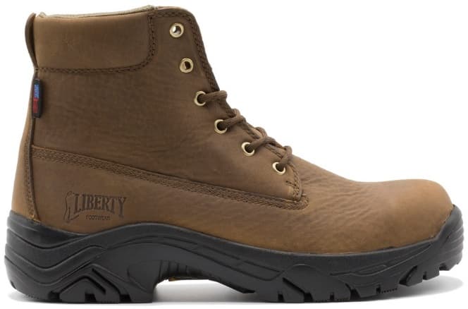 Terry Hiker – Coffee work boot by Liberty Footwear