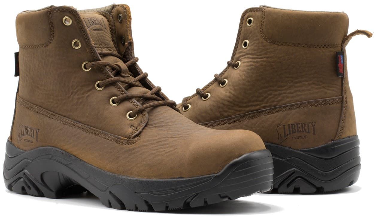 Terry Hiker CT – Coffee work boot by Liberty Footwear